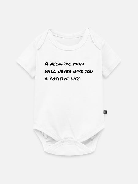 Motivierender Spruch Englisch - Baby Premium Kurzarmbody - Weiß