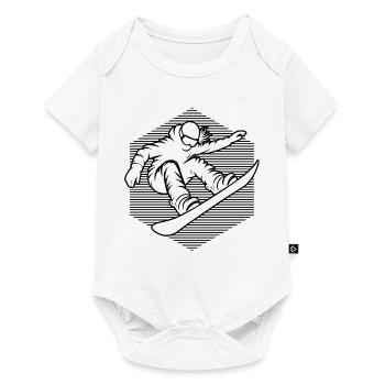 Design simple et intemporel pour les femmes - Body à manches courtes Premium Bébé - blanc - Devant