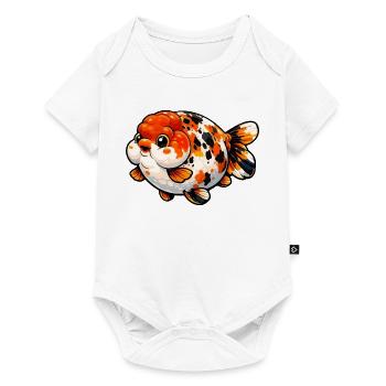 High Quality Calico Ranchu Goldfish - Baby Premium short-sleeve bodysuit - white - Front