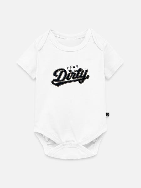 Play Dirty Retro - Baby Premium Kurzarmbody - Weiß