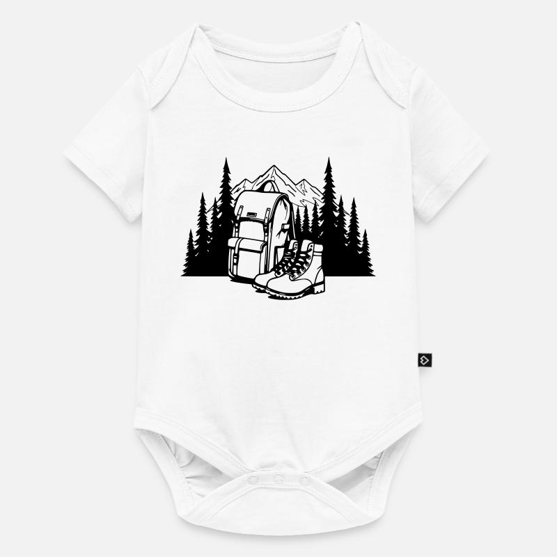 Absolute black, where it all begins - Baby Premium short-sleeve bodysuit - white