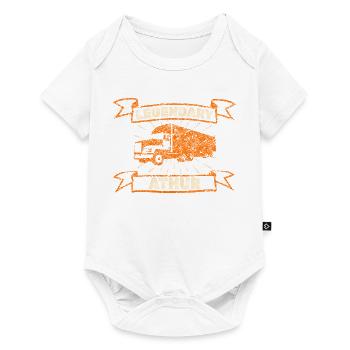 Legendary Truck Orange Athur - Baby Premium short-sleeve bodysuit - white - Front