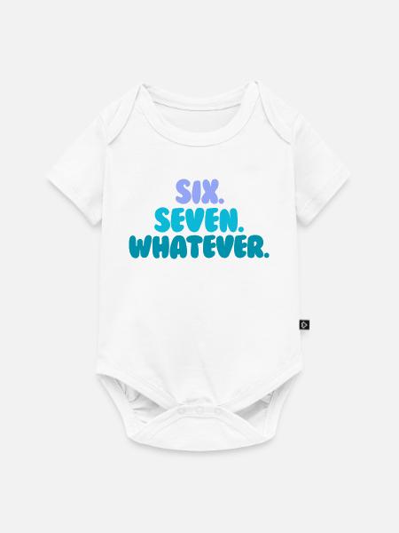 Six Seven - Baby Premium Kurzarmbody - Weiß