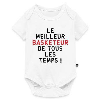 Basketball Best Basketball Player - Baby Premium short-sleeve bodysuit - white - Front