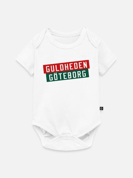 Guldheden Göteborg Streifenlogo - Baby Premium Kurzarmbody - Weiß