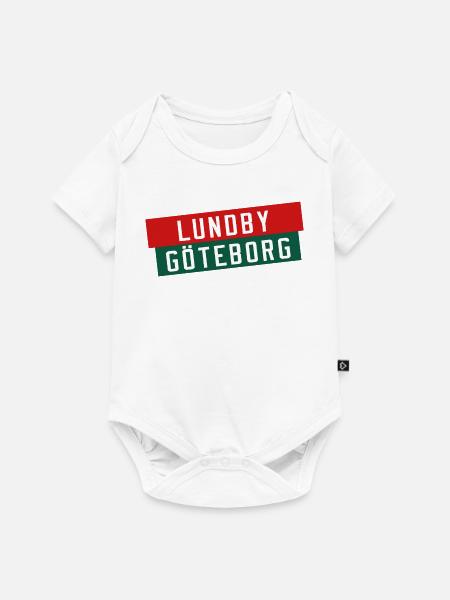 Lund gegen Göteborg Banner - Baby Premium Kurzarmbody - Weiß