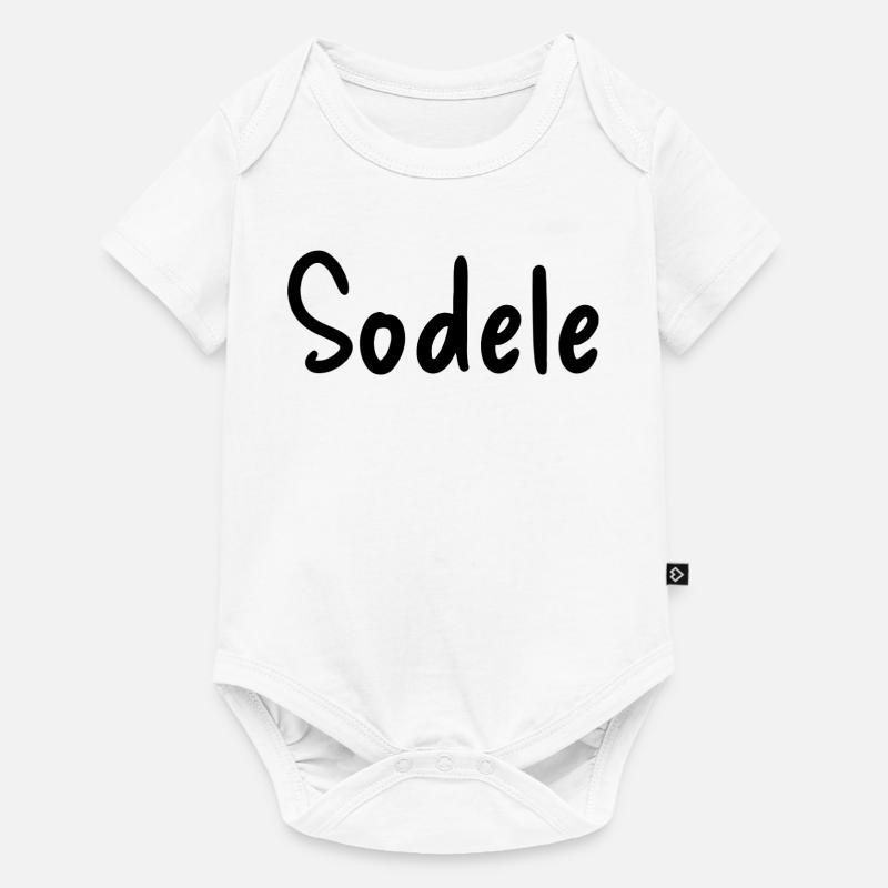 Sodele - Body à manches courtes Premium Bébé - blanc