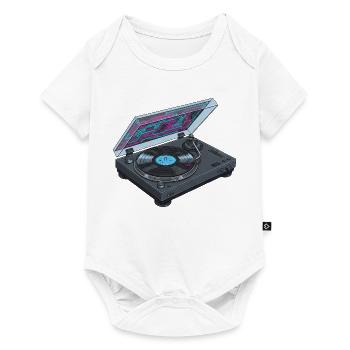 Modern Turntables Vinyl Records Vinyl Music Z - Baby Premium short-sleeve bodysuit - white - Front