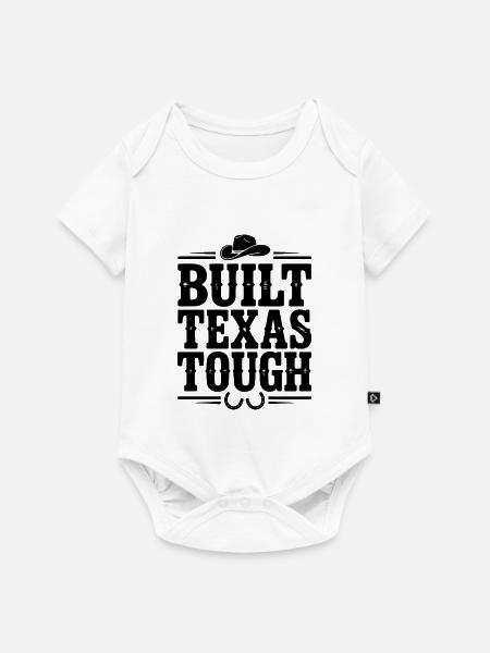 Texas Tough gebaut - Baby Premium Kurzarmbody - Weiß