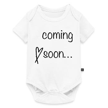 À venir Lettering - Body à manches courtes Premium Bébé - blanc - Devant