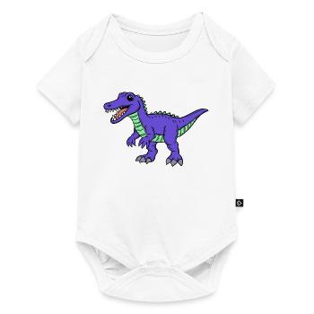 Dino - Body à manches courtes Premium Bébé - blanc - Devant