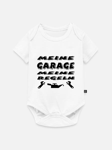 Garage - Baby Premium Kurzarmbody - Weiß
