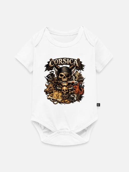 KORSIKA Original - Baby Premium Kurzarmbody - Weiß