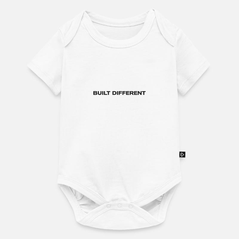 Construit différemment - Body à manches courtes Premium Bébé - blanc