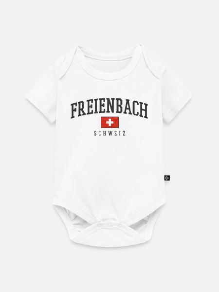 Freienbach Schweiz Emblem - Baby Premium Kurzarmbody - Weiß