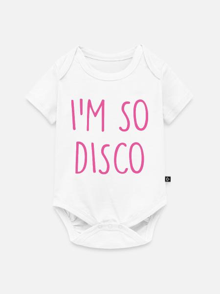 Disco - Baby Premium Kurzarmbody - Weiß