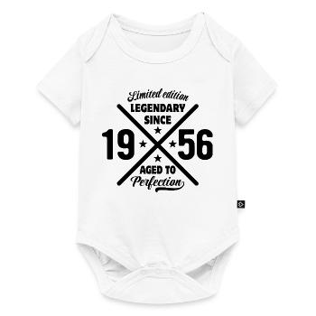 Limited Edition 1956 | Geburtstag Geschenk - Baby Premium Kurzarmbody - Weiß - Vorne