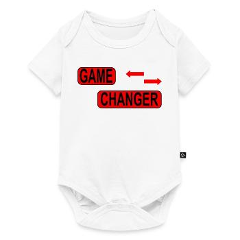 Game Changer / Change / Statement - Baby Premium short-sleeve bodysuit - white - Front