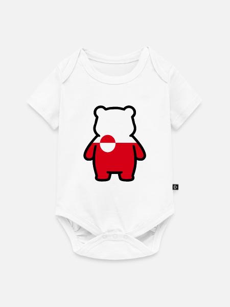 Eisbär Grönland - Baby Premium Kurzarmbody - Weiß