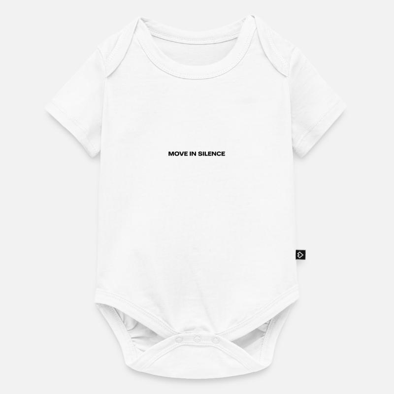 Bewegt euch schweigend - Baby Premium Kurzarmbody - Weiß