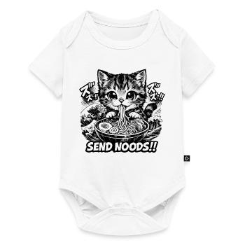 Send Noods Ramen Bowl Kawaii Japanese - Baby Premium short-sleeve bodysuit - white - Front