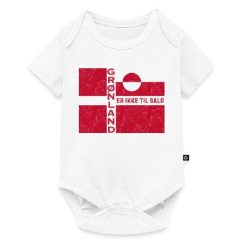 Greenland Not for Sale Emblem - Baby Premium short-sleeve bodysuit - white - Front