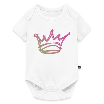 Gradient Crown Sketch - Baby Premium short-sleeve bodysuit - white - Front