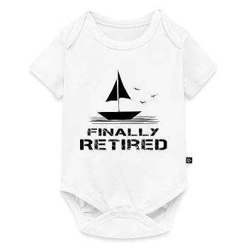 retired retirement gift retirement - Baby Premium short-sleeve bodysuit - white - Front