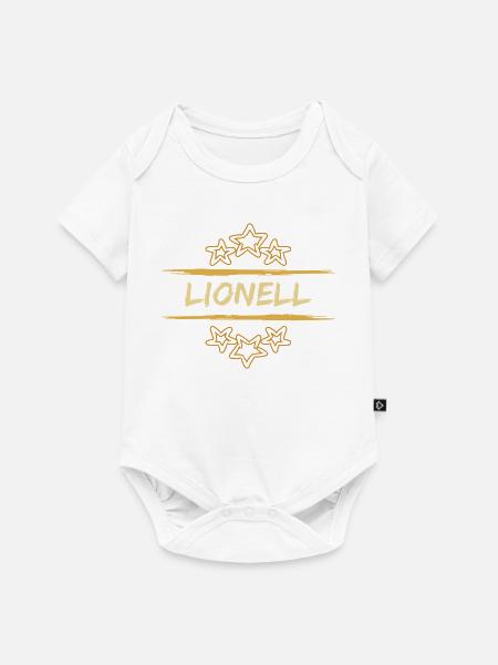 Lionell Lionell - Baby Premium Kurzarmbody - Weiß