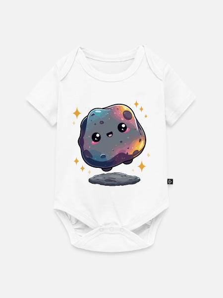 Kleiner Galaxie-Asteroid - Baby Premium Kurzarmbody - Weiß