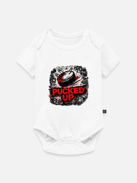 Pucked Up Graffiti Punk - Baby Premium Kurzarmbody - Weiß
