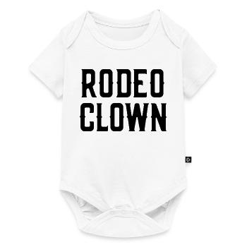 Costume de Clown de rodéo Clown de rodéo d’Halloween - Body à manches courtes Premium Bébé - blanc - Devant