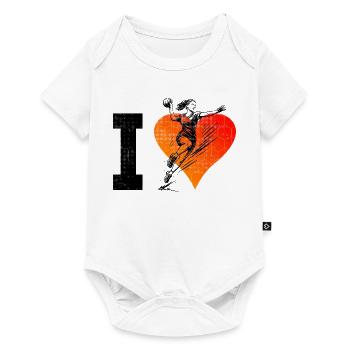 Clear handball motif for every day for women - Baby Premium short-sleeve bodysuit - white - Front