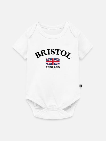 Bristol, England - Baby Premium Kurzarmbody - Weiß