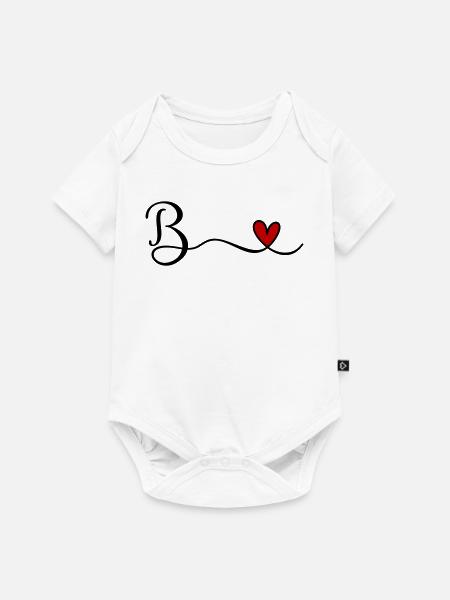 B - Baby Premium Kurzarmbody - Weiß