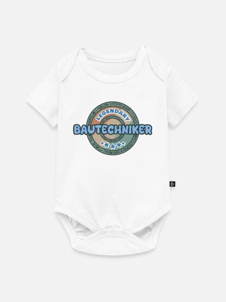 Geschenkidee Bautechniker - Baby Premium Kurzarmbody - Weiß