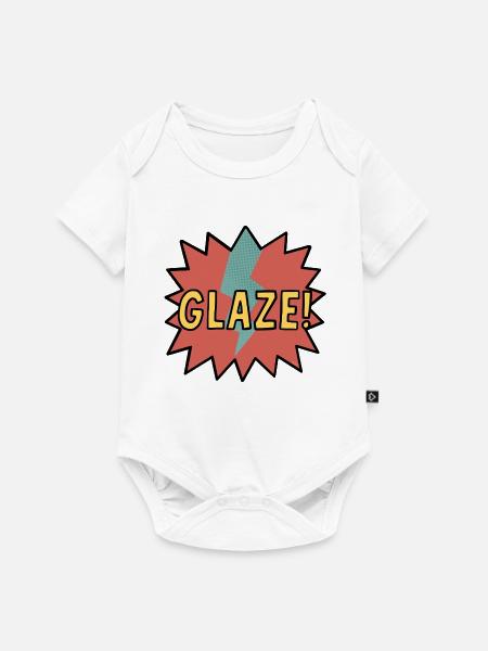 Glasur! - Baby Premium Kurzarmbody - Weiß