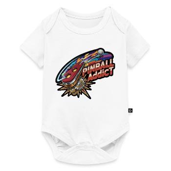 Pinball Addict Neon Burst - Baby Premium short-sleeve bodysuit - white - Front