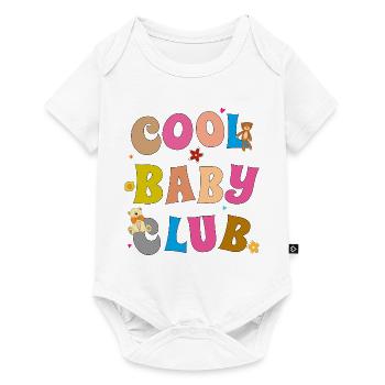 Cool Baby Club - Baby Premium short-sleeve bodysuit - white - Front
