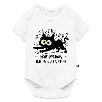 Graduation 2026 Elementary School I've Finished Cat - Baby Premium short-sleeve bodysuit - white - Front