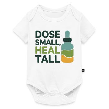 Homeopathy Dose Small Heal Tall Professional  - Baby Premium short-sleeve bodysuit - white - Front