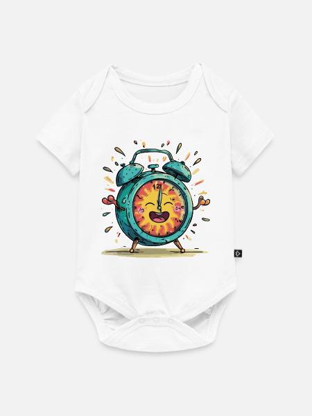 Sonnenwecker Jubelbild - Baby Premium Kurzarmbody - Weiß