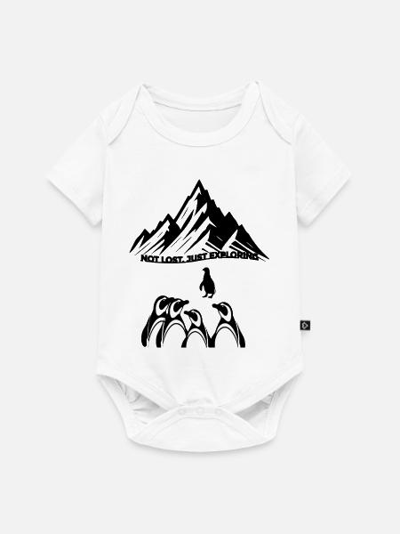 Black Shadow Claws Linienzeichnung - Baby Premium Kurzarmbody - Weiß