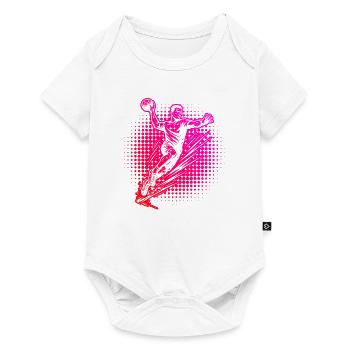 Handball Fans aufgepasst schlichtes Statement für - Baby Premium short-sleeve bodysuit - white - Front