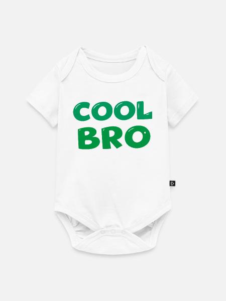 Bold Green Bro - Baby Premium Kurzarmbody - Weiß