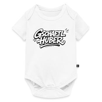 Gschaftlhuber - Baby Premium Kurzarmbody - Weiß - Vorne