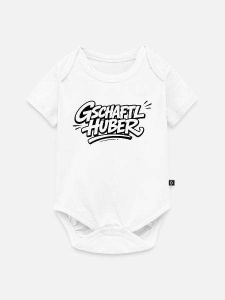 Gschaftlhuber - Baby Premium Kurzarmbody - Weiß