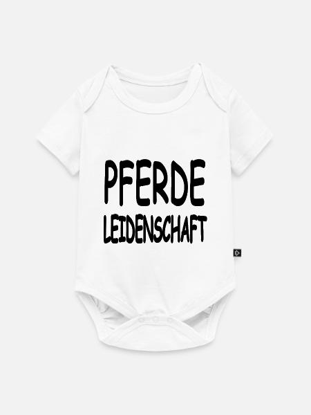 Pferde - Baby Premium Kurzarmbody - Weiß