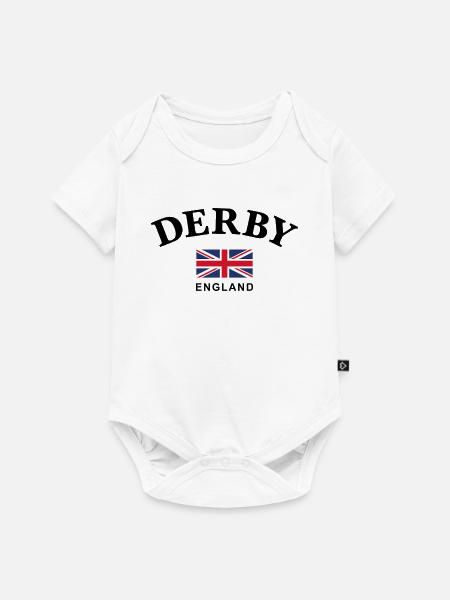Derby, England - Baby Premium Kurzarmbody - Weiß