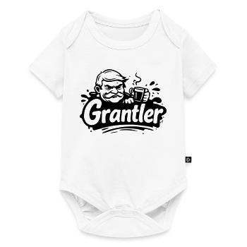 Grantler - Baby Premium Kurzarmbody - Weiß - Vorne